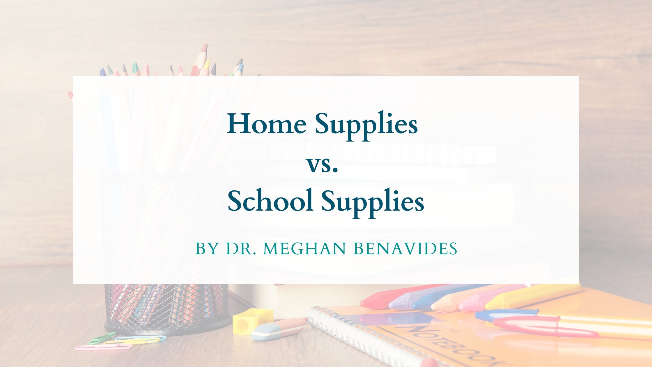 A clutter-free homework space with essential supplies like pencils, notebooks, and study tools, designed to help students stay organized and focused.