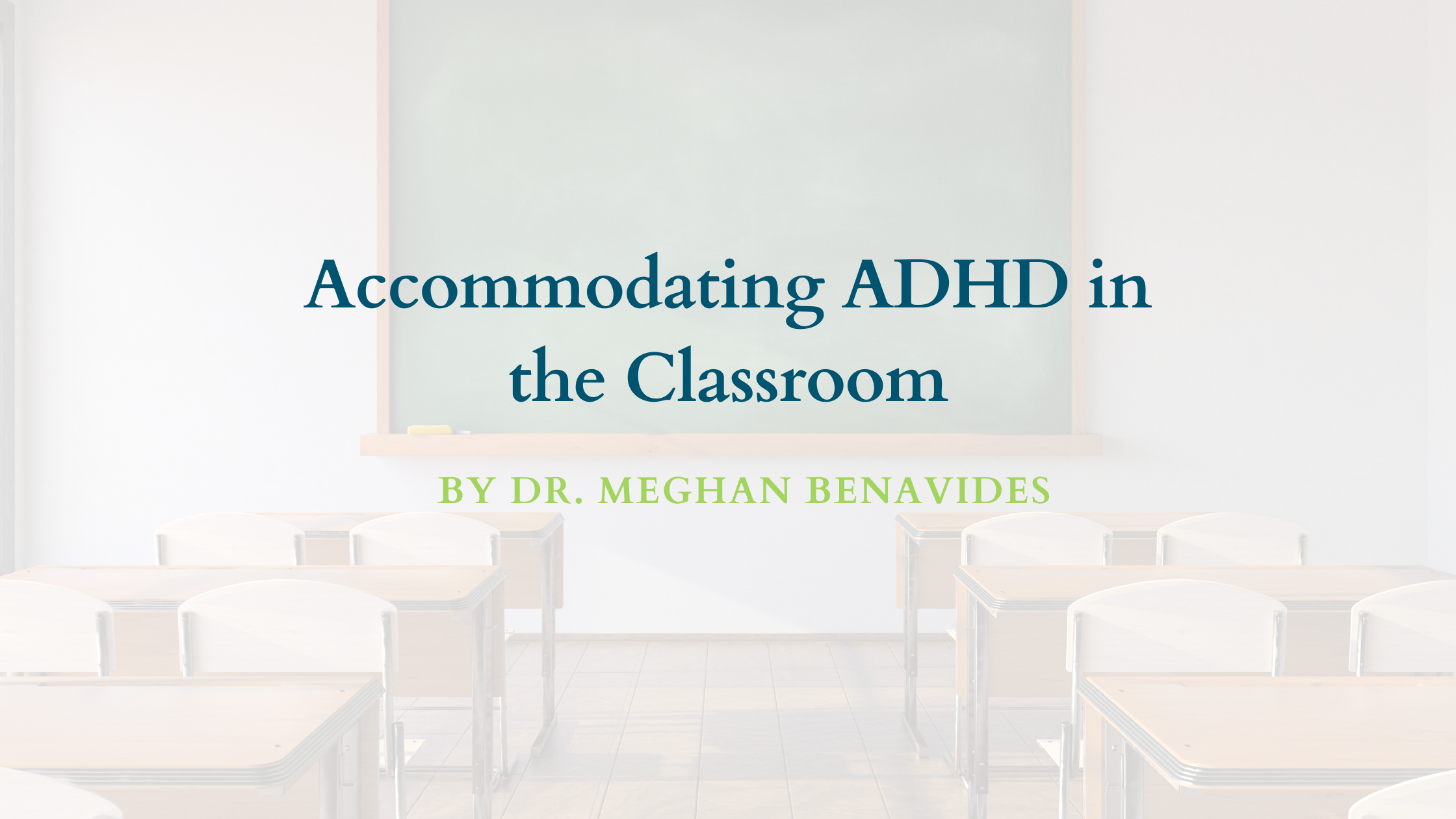 Classroom accommodations for students with ADHD, including sentence starters and movement breaks